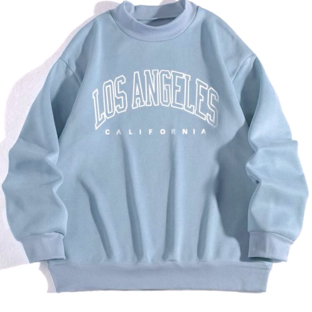 Graphic thermal-lined sweatshirt